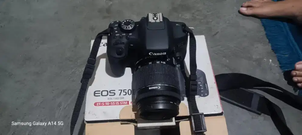 Kamera Canon EOS 750D Komplit Dusbook