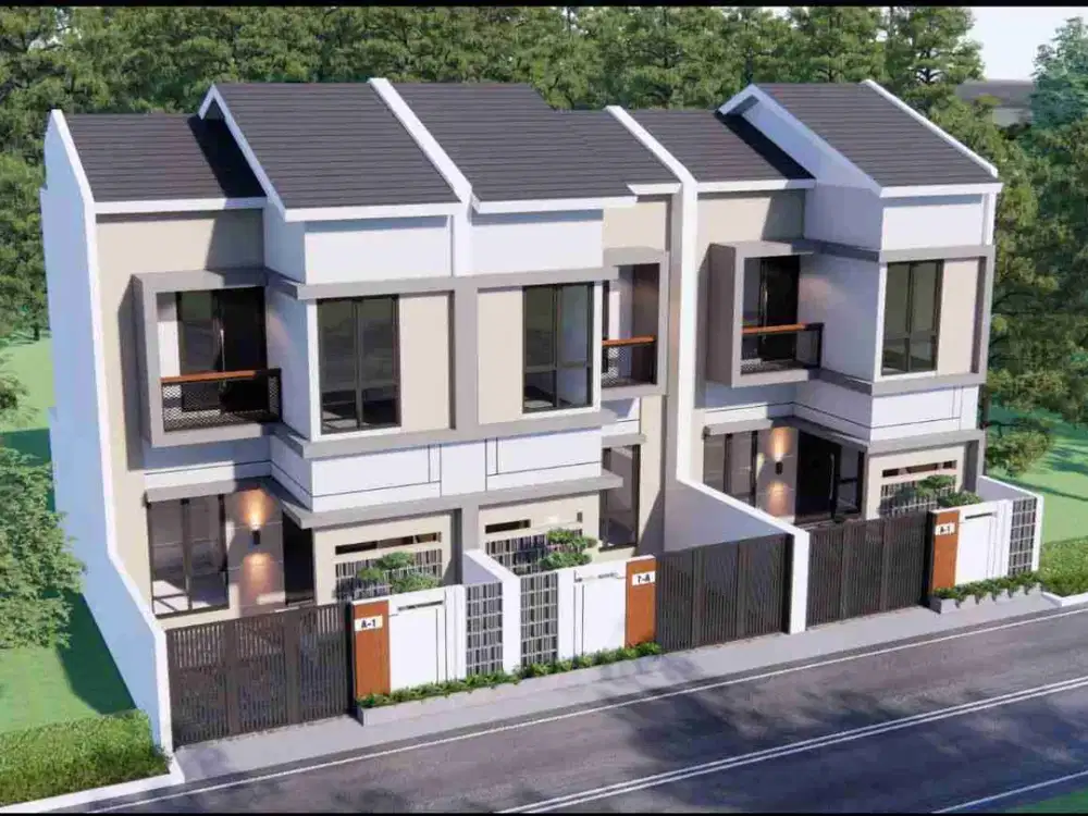 [3 KT] Rumah Jati Bening 2 Lantai LB 80 m2 (Dekat LRT & Tol) Bekasi
