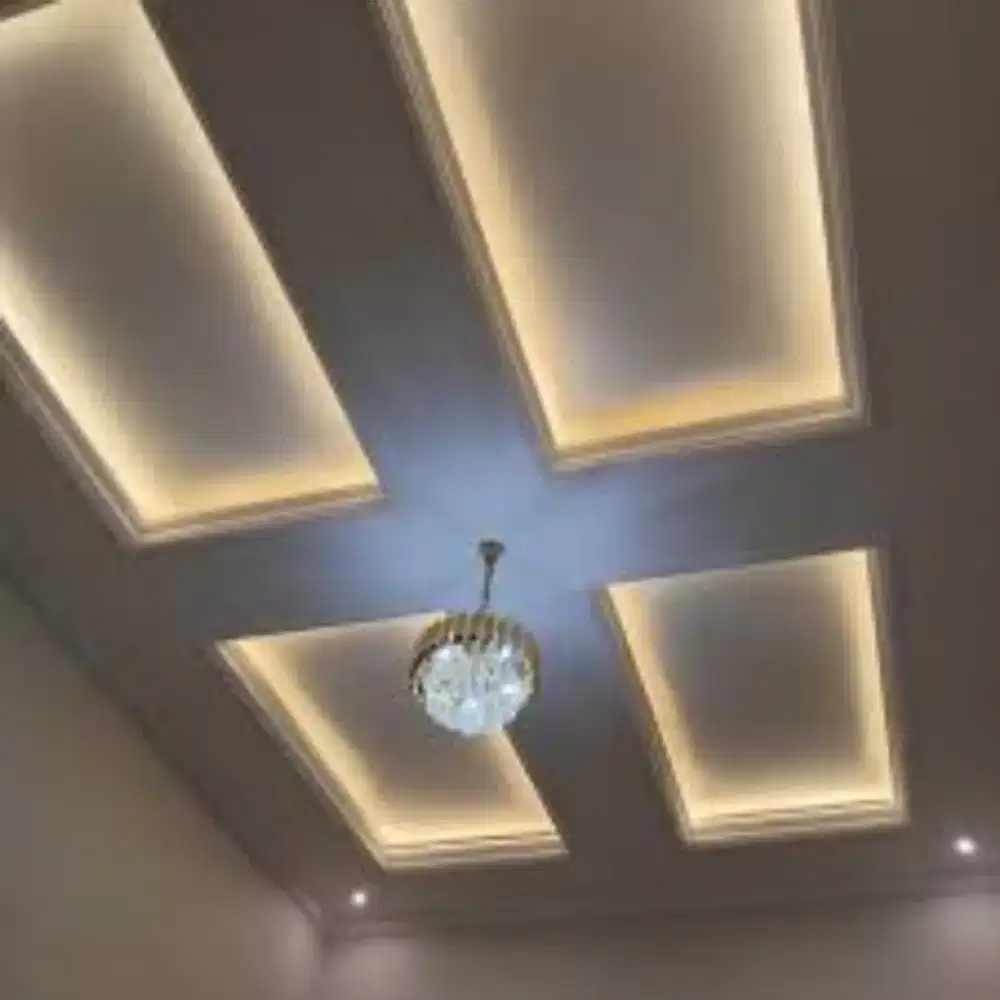 Jasa +bahan gipsum dan partisi dan Lis molding