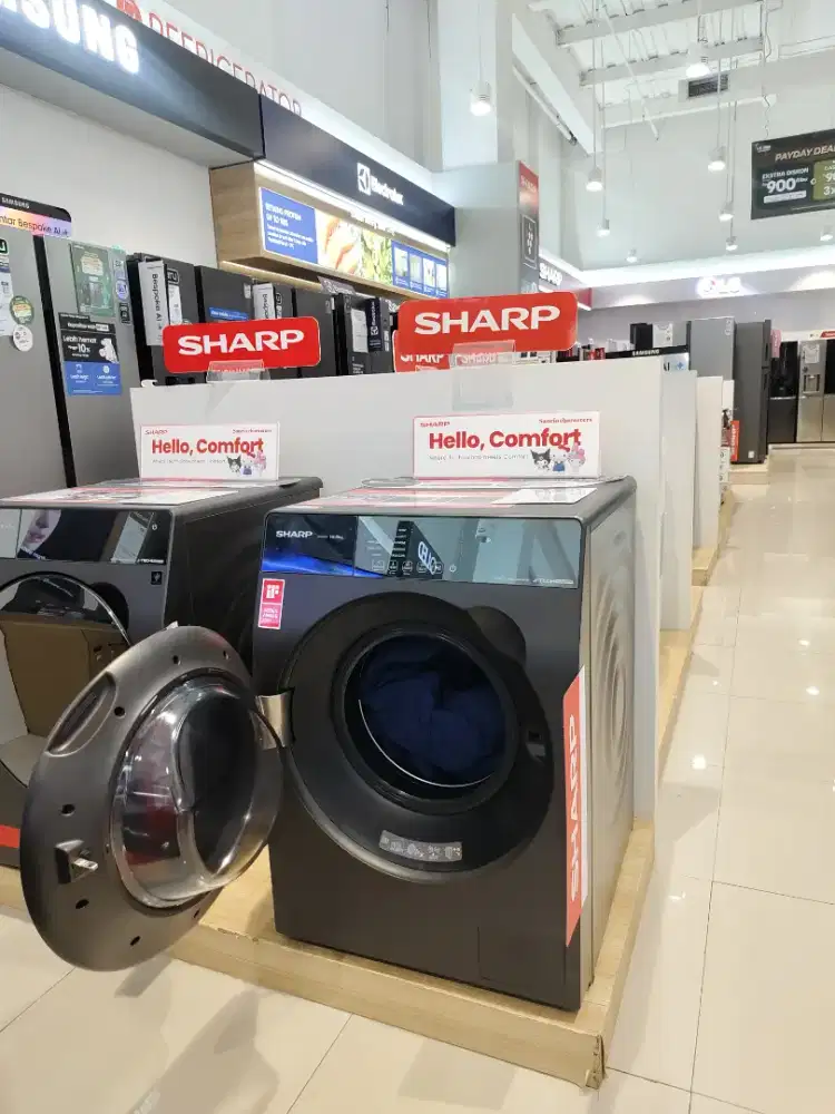 PROMO CREDIT MESIN CUCI SHARP BUNGA 0%