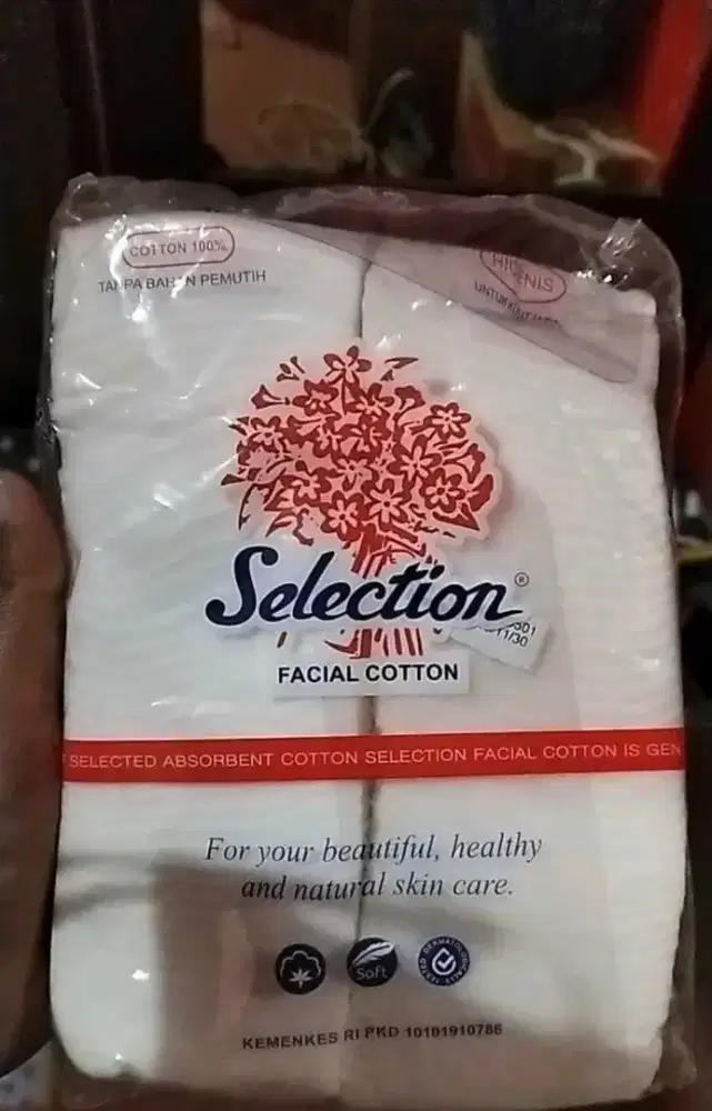 Kapas Wajah 50gram Baru Gratis