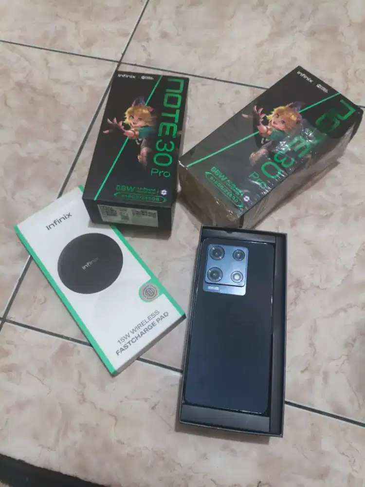infinix hot 30 pro full set pemakaian pribadi