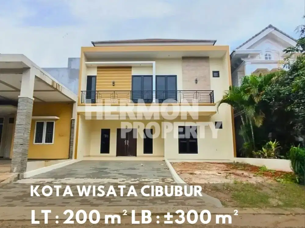 DIJUAL CEPAT Rumah 2 lantai Untuk keluarga Tersayang , Bangunan Modern Minimalis sudah renovasi seperti Rumah Baru di Kota Wisata Cibubur