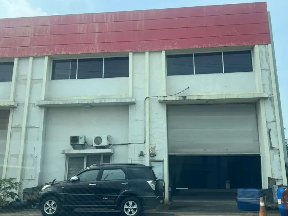 Gudang Kantor 2 Lantai Siap Pakai HGB Bitung Tangerang Harga Termurah Siap Pakai Akses Kontainer 40 Feet Tidak Banjir Dalam Kawasan Dekat Tol