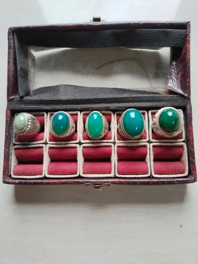 Batu Bacan super borongan ring perak