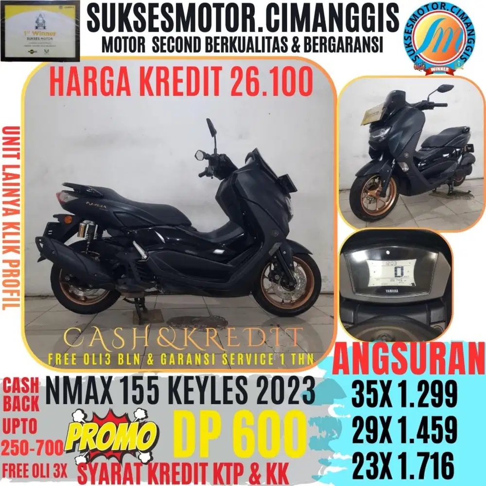 DP 600 NMAX 156 CONECETED PROMOTERMURAH CASHBACK UPTO700RBU FREEOLI3X