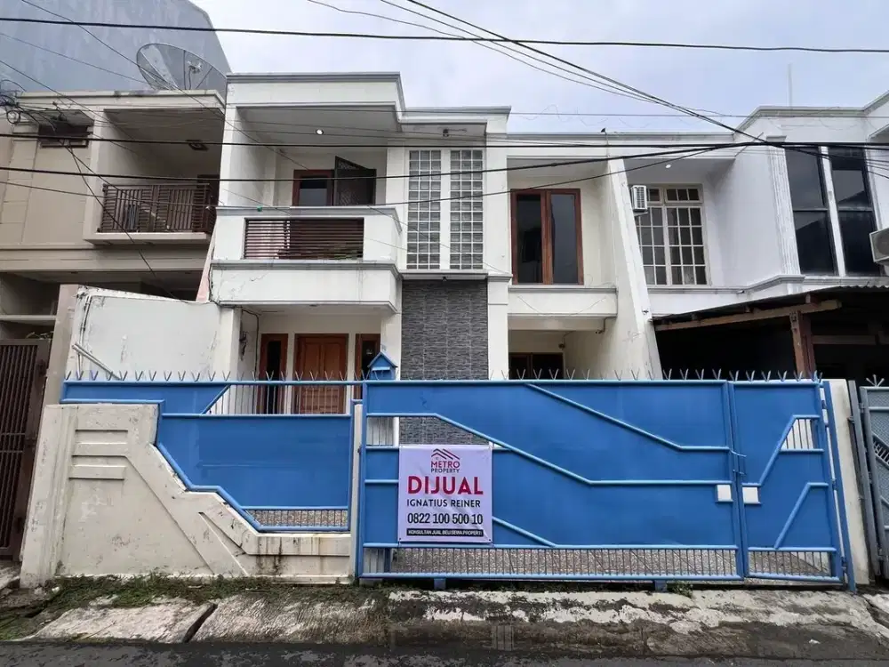 Dijual Rumah 2,5 Lantai Palmerah Jatipulo Kondisi Bagus Bisa KPR Jakarta Barat