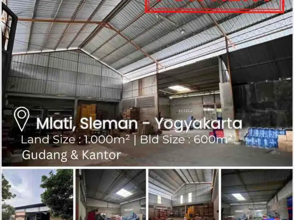 Di sewakan Gudang dekat ringroad barat sleman
