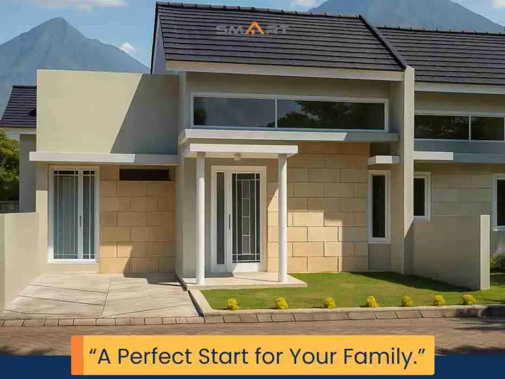 Rumah Minimalis Modern dengan Jalan Kembar Luas