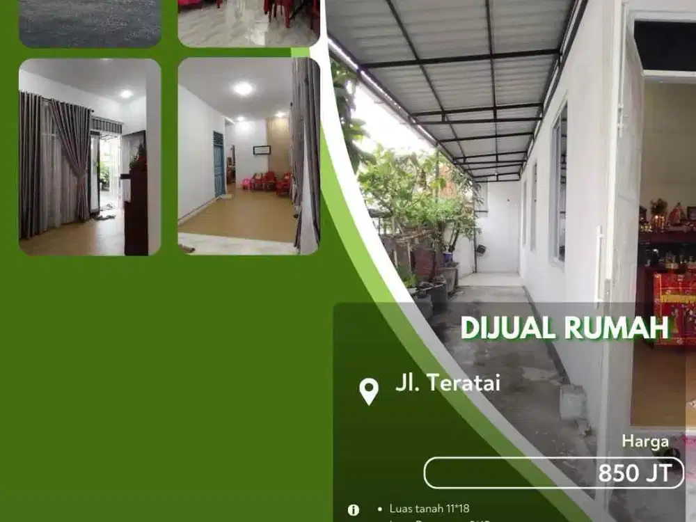 Dijual Rumah Pekanbaru Kota Daerah Teratai Siap Huni!