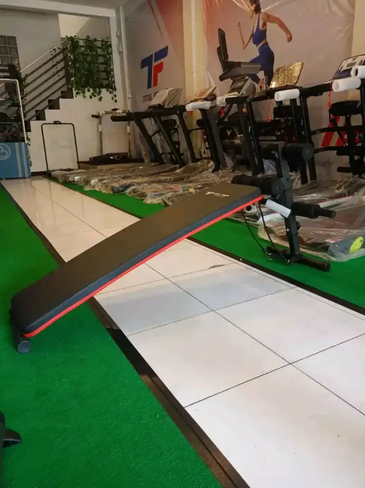 ALAT FITNESS BARU PAPAN SIT UP TALI ELASTIS KIRIM PLUS RAKIT