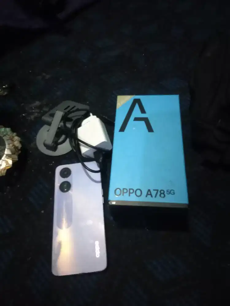 Fokus mahar hp Oppo a78 5g ram 8 nominus lecet pemakaian