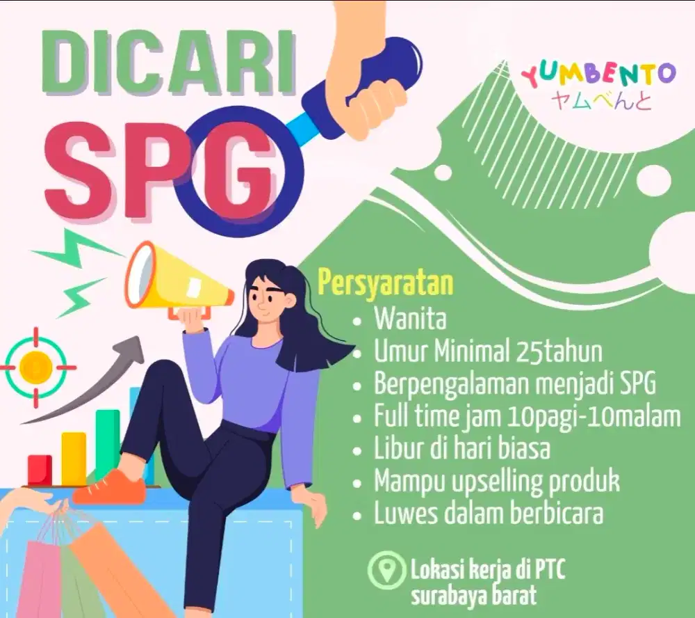 LOWONGAN KERJA SPG – PTC - sby barat
