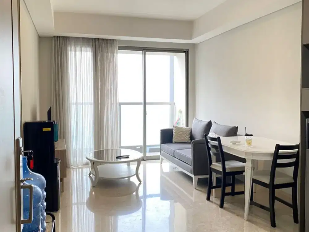 Disewa Apartemen Gold Coast PIK 1BR, Full Furnish, City View
