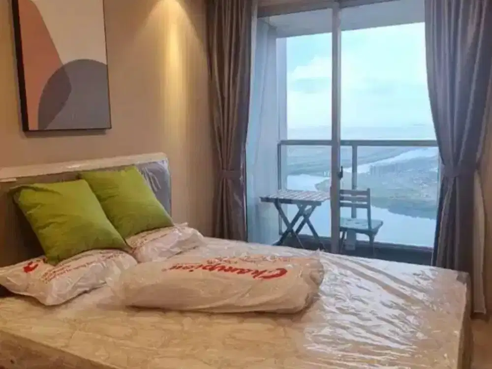 Disewa Apartemen Gold Coast Pik studio full furnished, sea view
