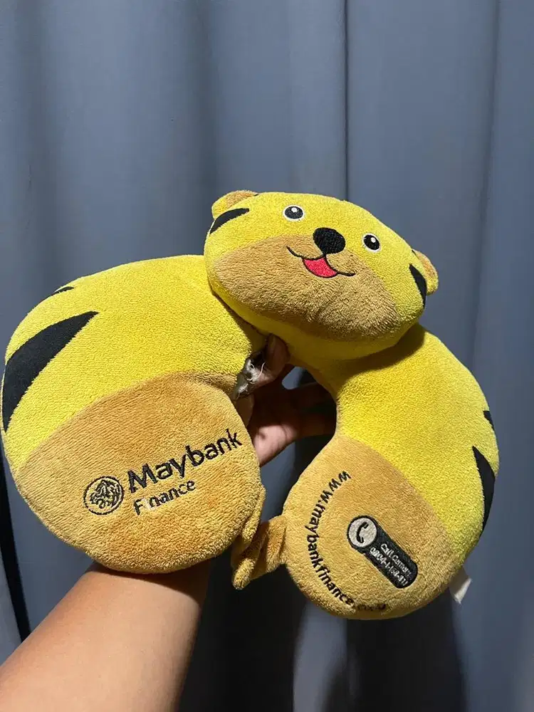 (GRATIS) bantal leher boneka harimau