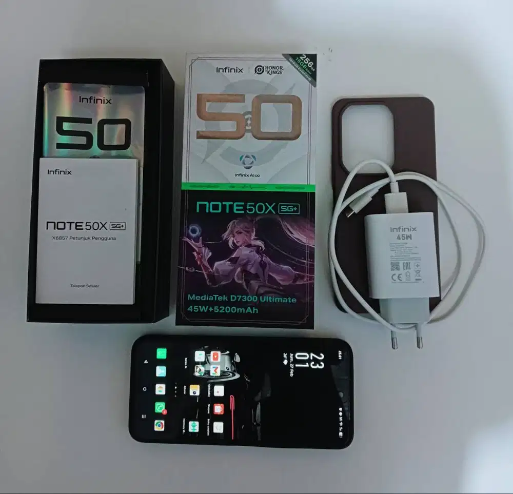 Jual Murah Hp Infinix Note 50x 5G+ kondisi mulus 100%