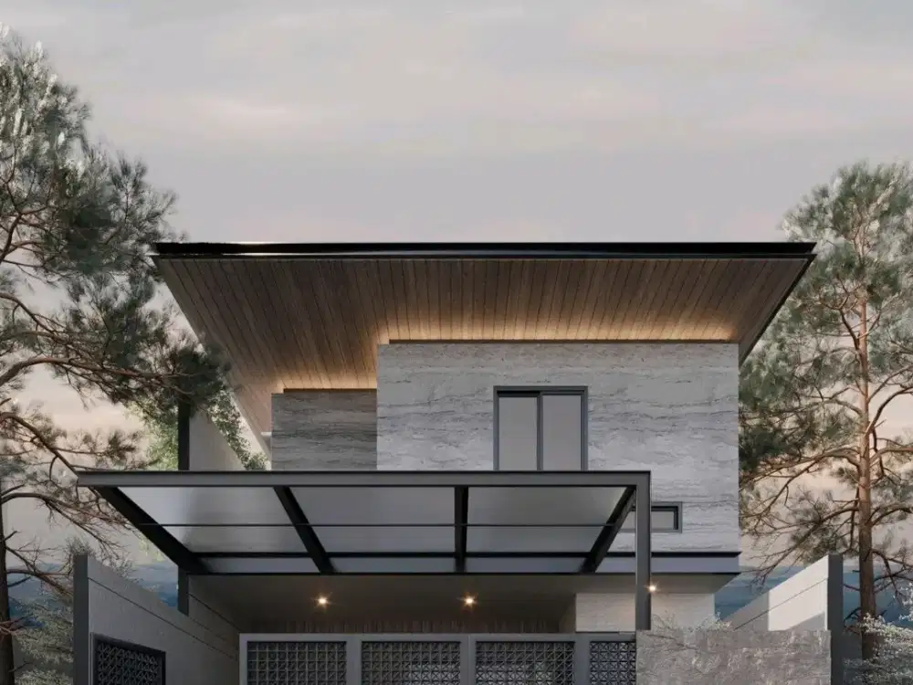 RUMAH BARU GRESS MINIMALIS 3 LANTAI DI DHARMAHUSADA MAS