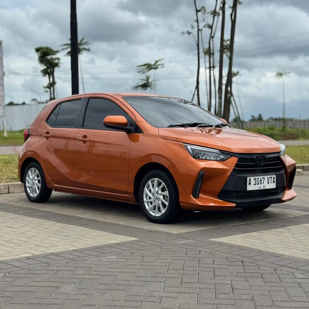Toyota New Agya 1.2 G Manual 2025 Orange MT KM Low