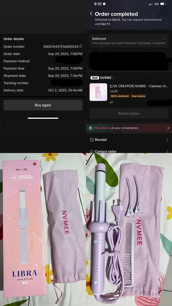 Automatic Hair Curler from NVMEE