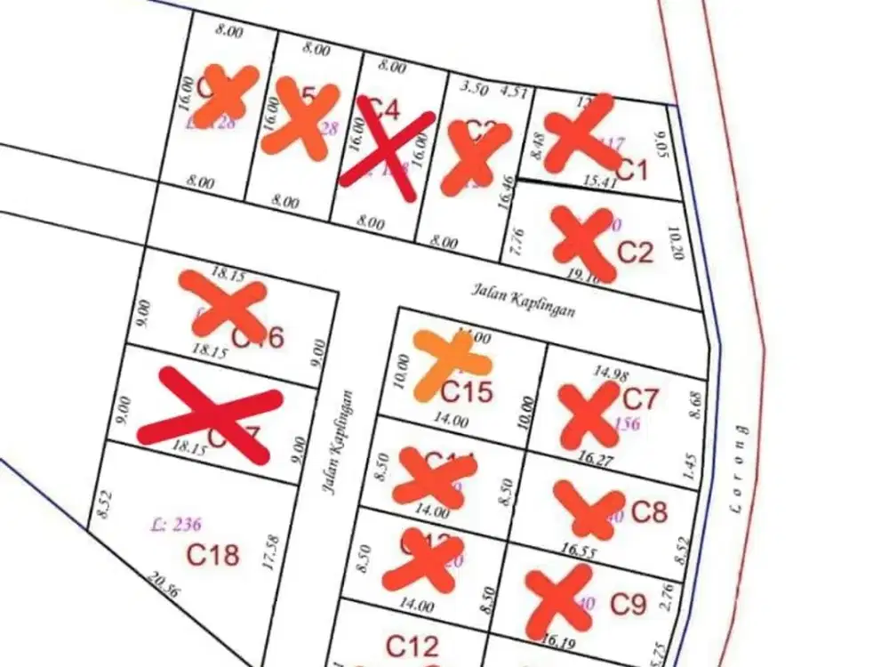 Tanah di Sukabangun Samping Kampus STIHPADA KM 6, Palembang