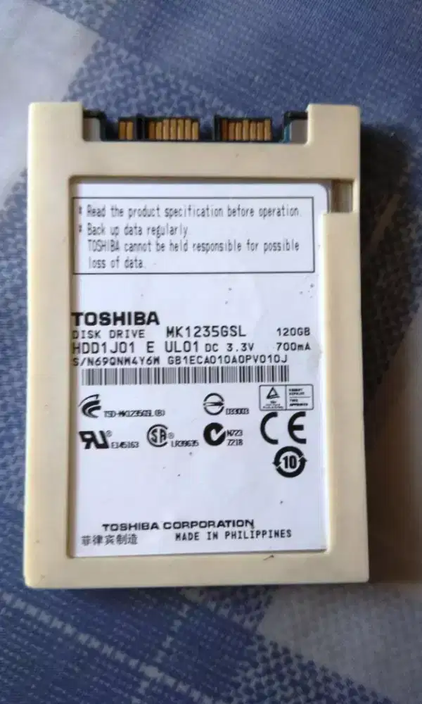 Hard disk Micro SATA 1.8″