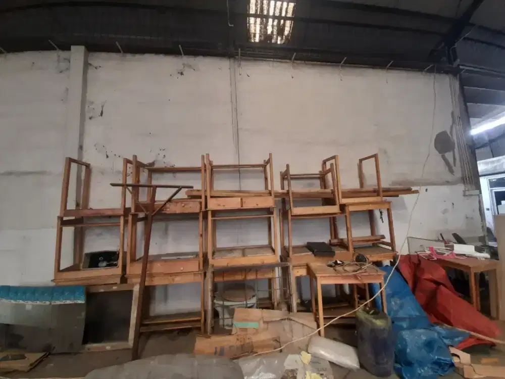 Meja kayu semua ambil yg ada di foto