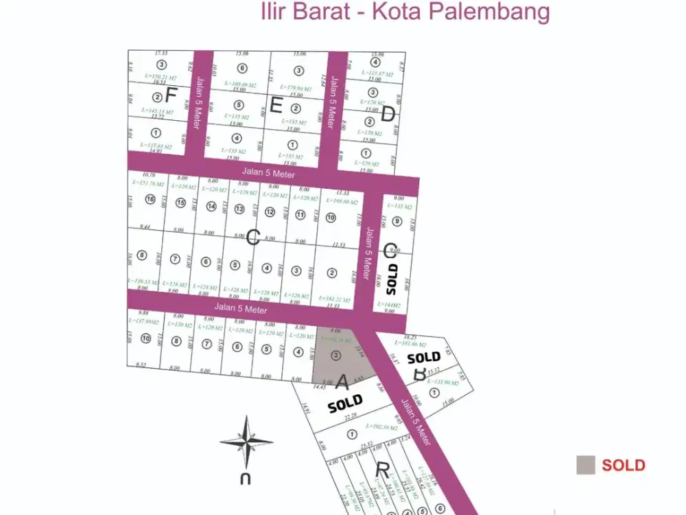 Tanah Pakjo Dekat SMA 11