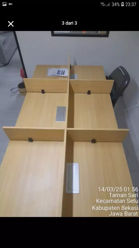Meja Kerja Kantor Workstasion