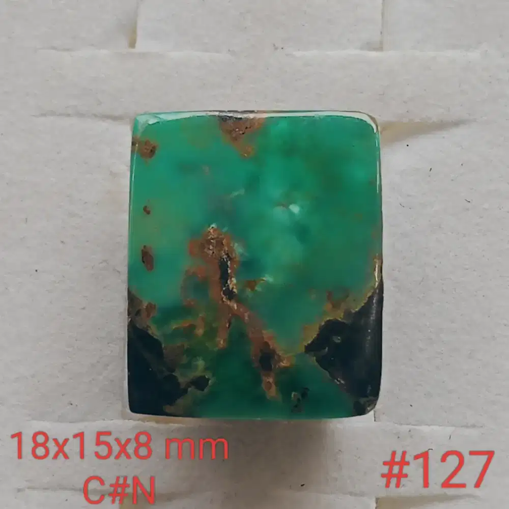 Batu natural tourquise Persia, batu pirus Persia hijau