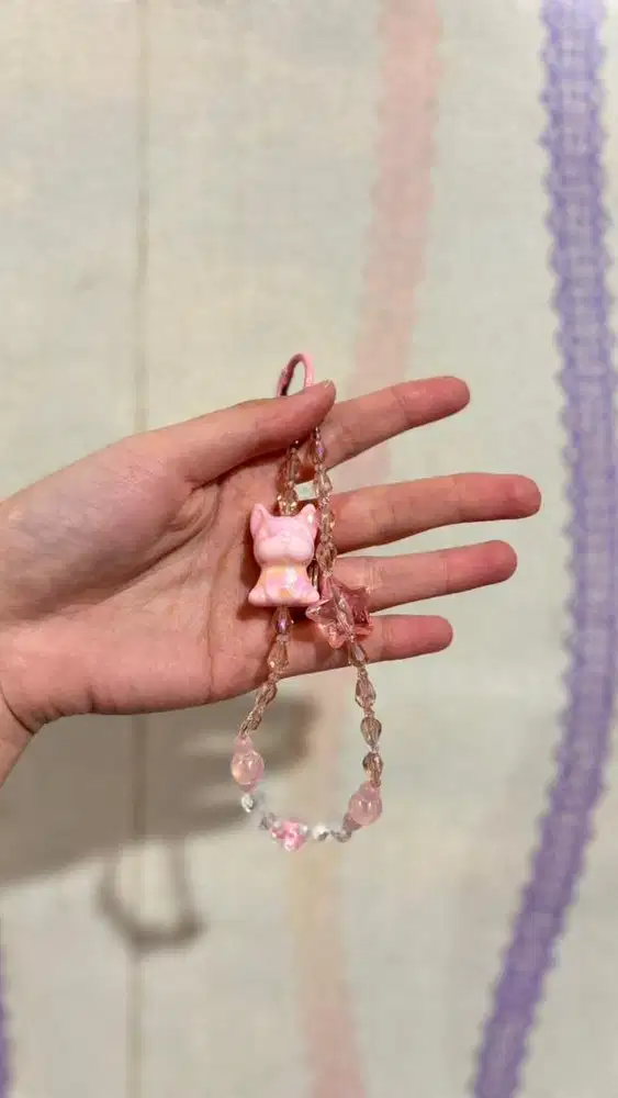 STRAP HANDPHONE PINK