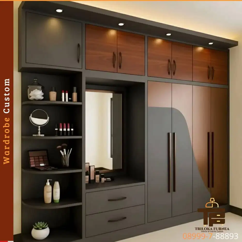 Wardrobe Estetik & Fungsional? Gas Custom di Triloka Furnea