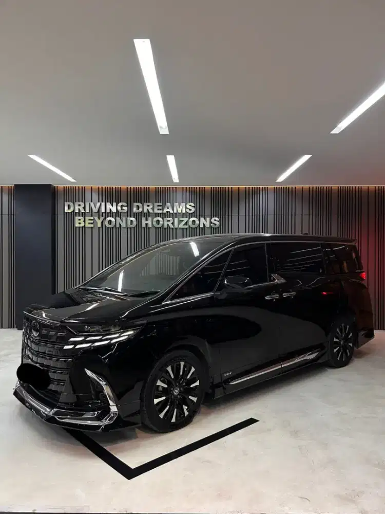Alphard 2.5 HEV CVT Hybrid Modelista 2024 Black KM 7rb Antikk Like New