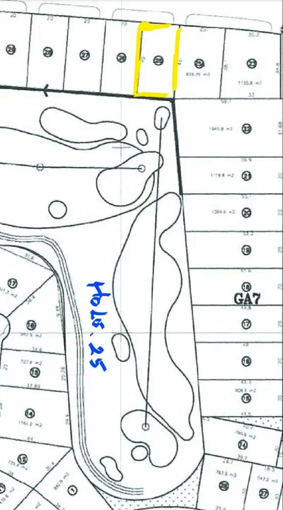 DIJUAL KAVLING KOMERSIAL BUKIT GOLF INTERNATIONAL LONG GOLF VIEW!