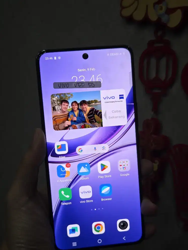 Second Vivo v50 5G 12+12/256GB garansi Maret 2026 ex display 4800