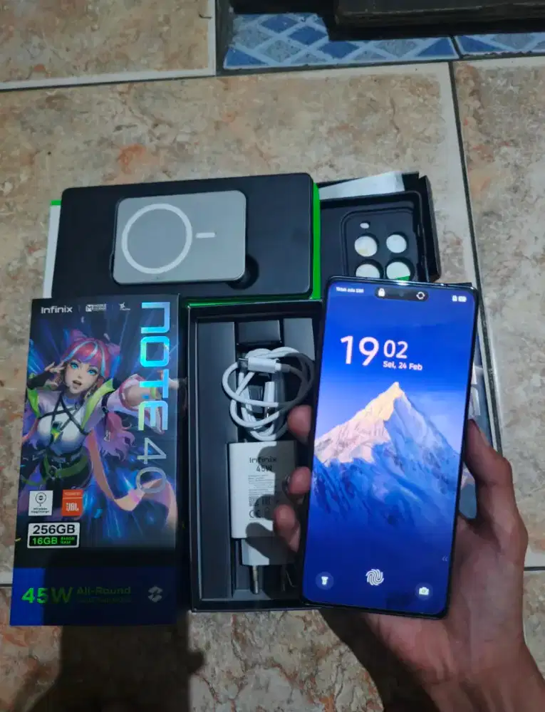 Infinix Note 40 Ram 8+8/256 Fullset