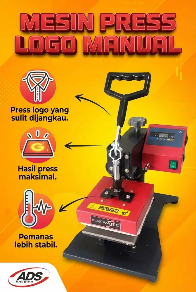 MESIN PRESS EMBOSS LOGO / CAP MERK TIPE PREMIUM