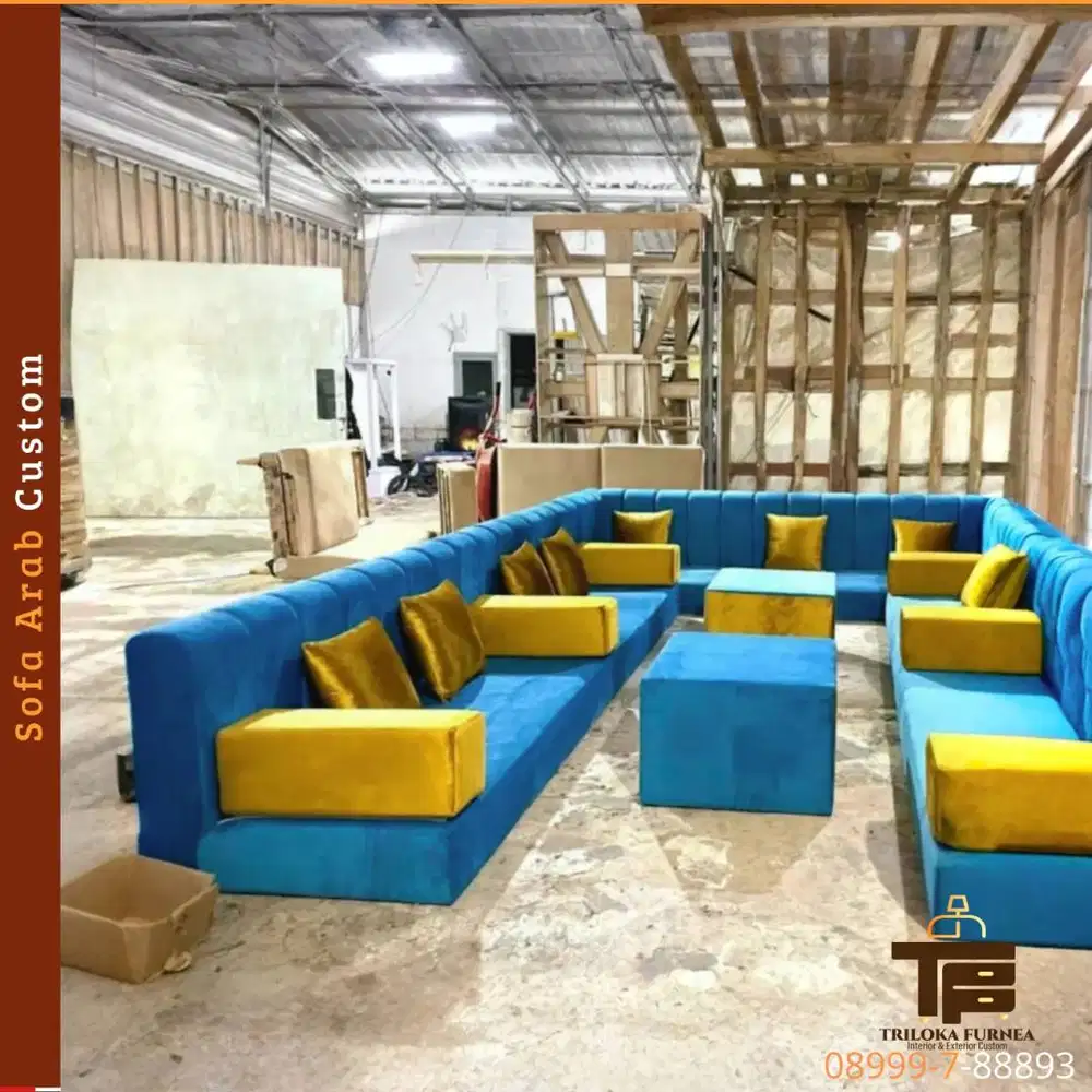 Sofa Arab Custom Terbaik – Harga Murah, Desain Suka-Suka