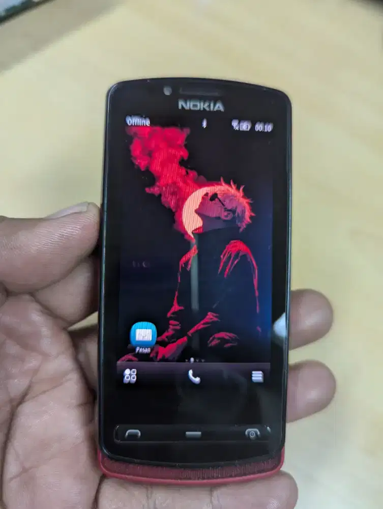 Nokia 700 merah maroon mulus