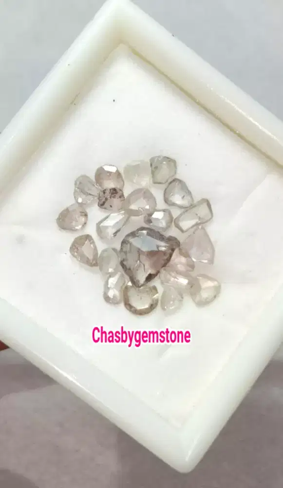 Natural belahan intan berlian-Batu intan banjar top blink blink