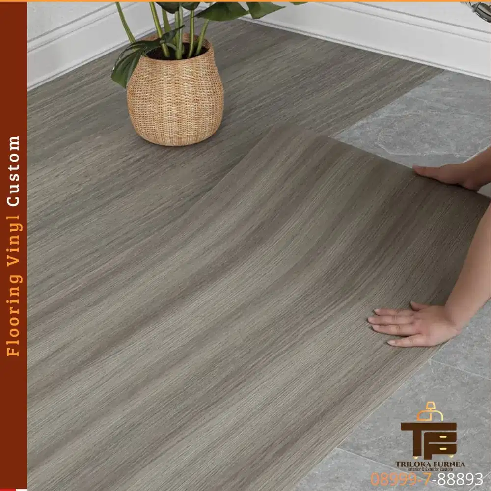 Jasa Flooring Vinyil Bisa custom sesuai keinginan