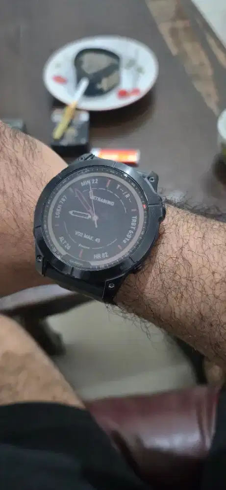 Garmin Fenix 7x Sapphire solar bekas/second