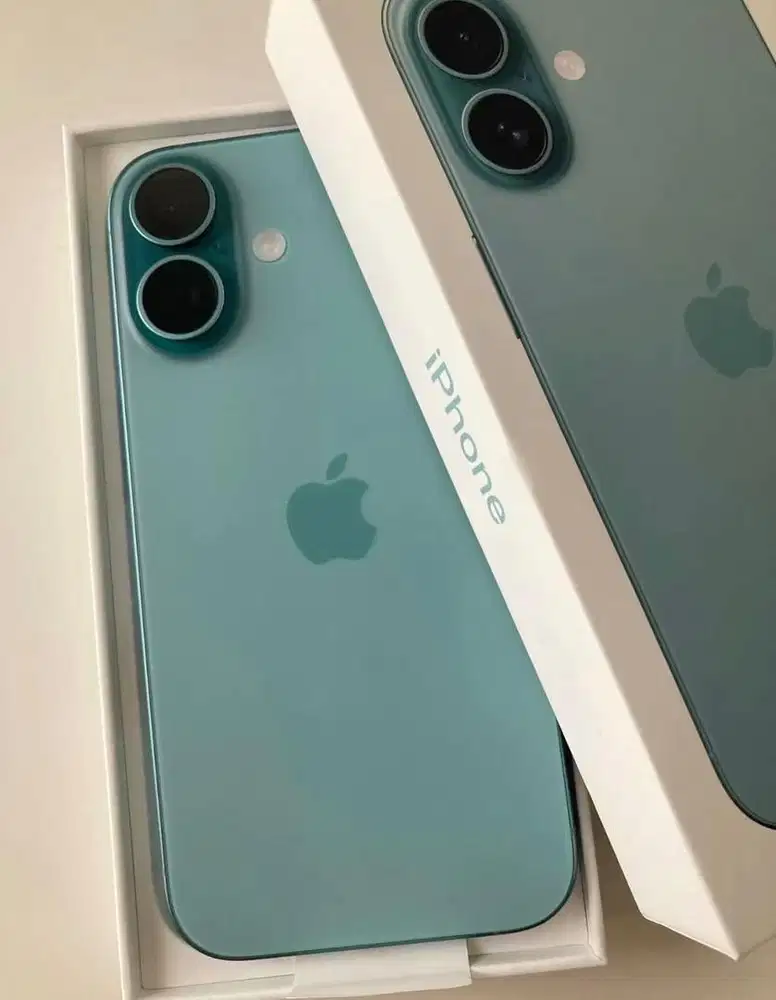 promo terakhir iphone 16 128 teal free adapter original apple