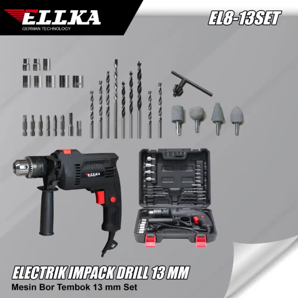 13mm mesin bor tangan listrik impact