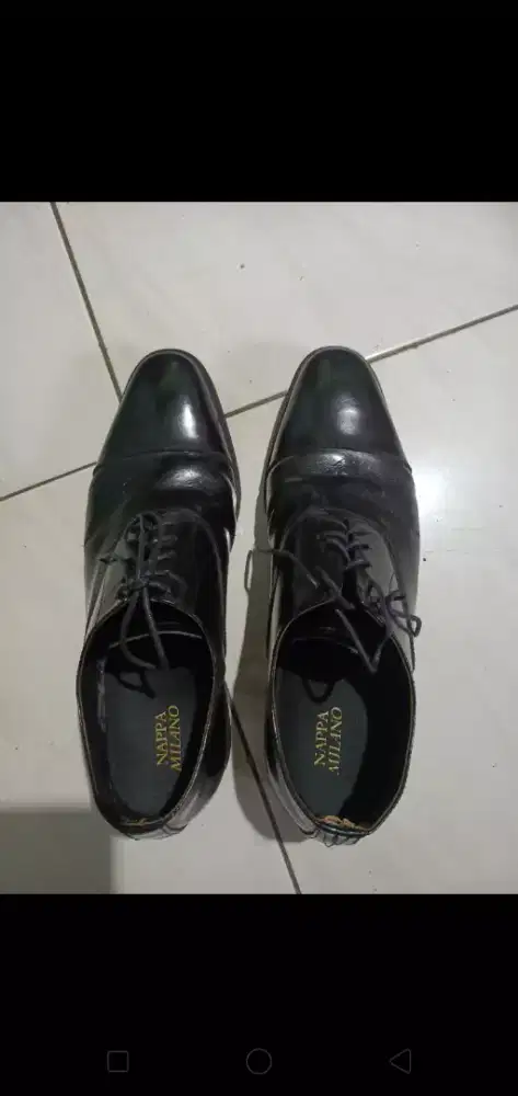 Sepatu pantofel Nappa milano