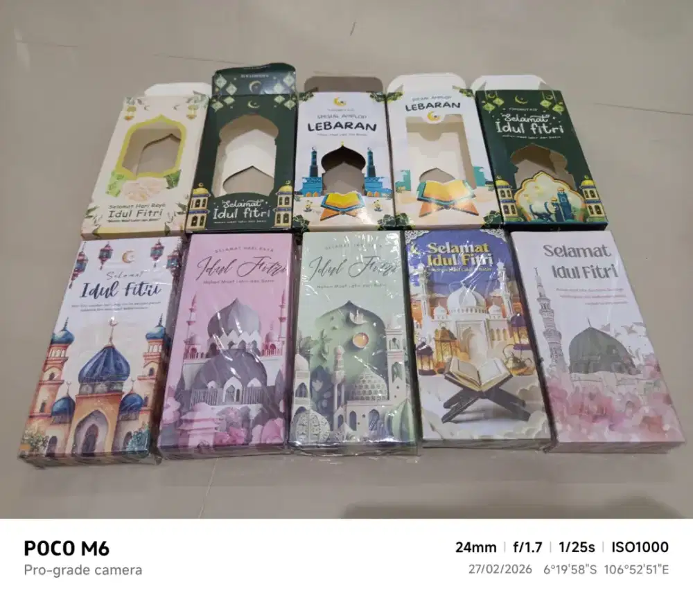 Amplop lebaran isi 50