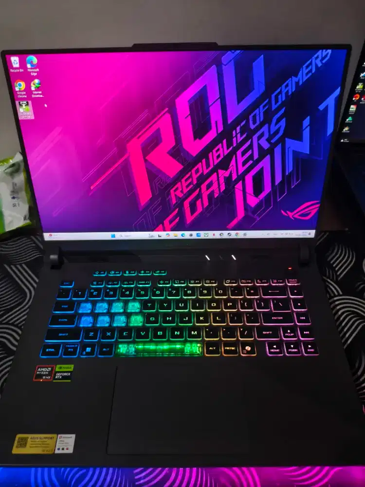 Jual Laptop Asus ROG Strix G16 Ryzen 9 RTX 5070 TI Ram 32 GB SSD 3 TB