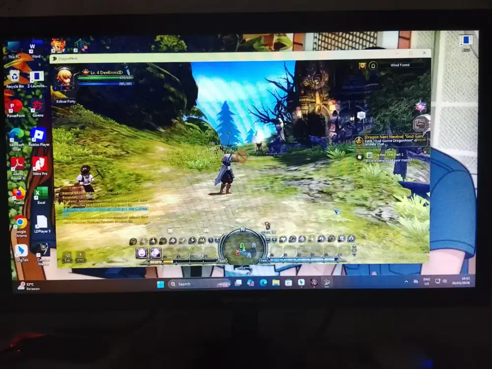 PC + Monitor 20 inch