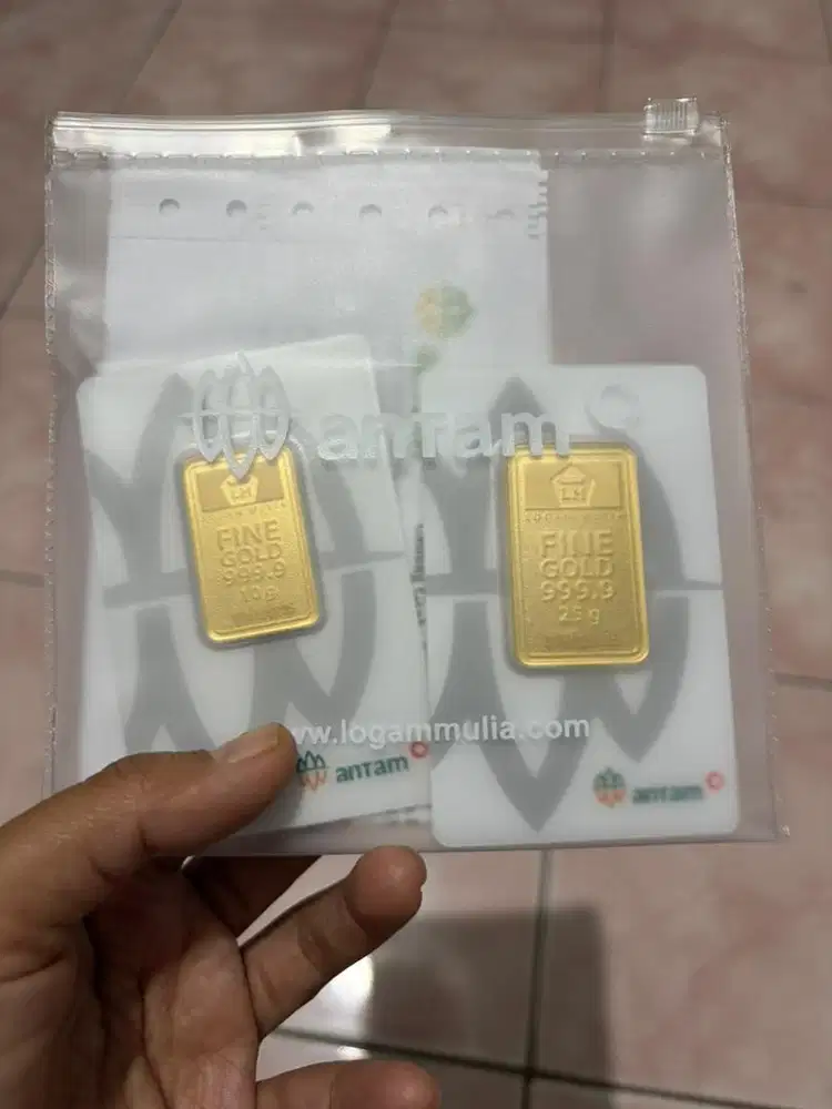 Antam 25gr & 10gr tahun 2026