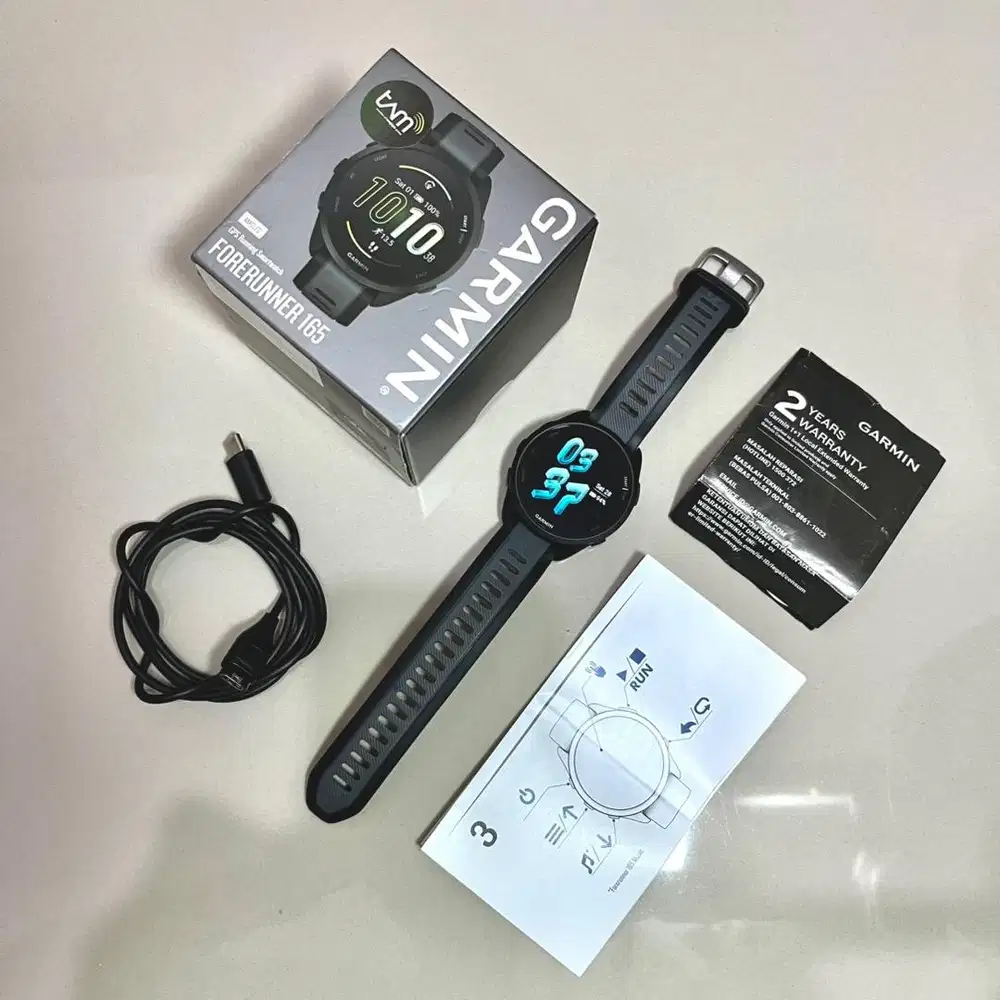 Garmin Forerunner 165 garansi on